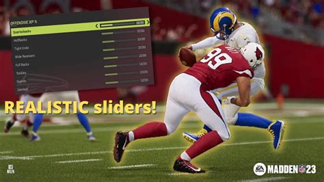 all pro sliders madden 23|best madden 23 franchise sliders.